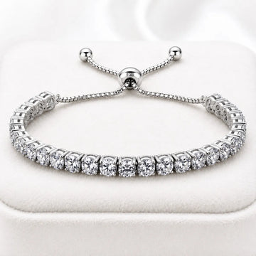 Pulseira Gravata Cravejada com Zircônia - imagem 3